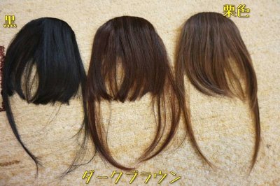 画像1: 《税抜き6900円お買い上げのお客様プレゼント》サイド付き☆オルチャン風薄め癖毛風前髪WIG【全３色】