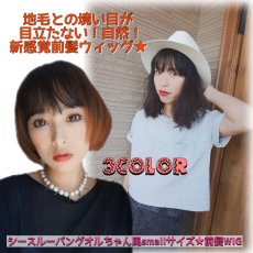 画像1: 《税抜き6900円お買い上げのお客様プレゼント》シースルーバングオルちゃん風smallサイズ☆前髪WIG【全３色】 (1)