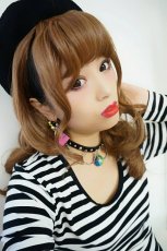 画像7: 《税抜き6900円お買い上げのお客様プレゼント》サイド付き☆ガーリーラウンドカールバング【全4色】 (7)