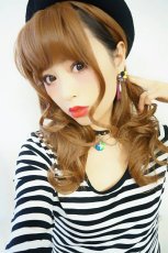 画像5: 《税抜き6900円お買い上げのお客様プレゼント》サイド付き☆ガーリーラウンドカールバング【全4色】 (5)