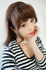 画像14: 《税抜き6900円お買い上げのお客様プレゼント》サイド付き☆ガーリーラウンドカールバング【全4色】 (14)