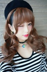 画像8: 《税抜き6900円お買い上げのお客様プレゼント》サイド付き☆ガーリーラウンドカールバング【全4色】 (8)