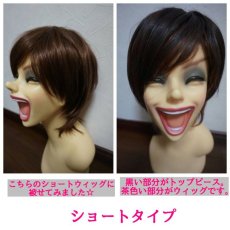 画像5: 幅広つむじタイプ！ロングタイプ☆ショートタイプ☆2タイプ☆トップピース【全5色】 (5)