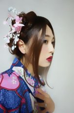 画像3: 和装梅花風髪飾り✩クリップタイプ (3)