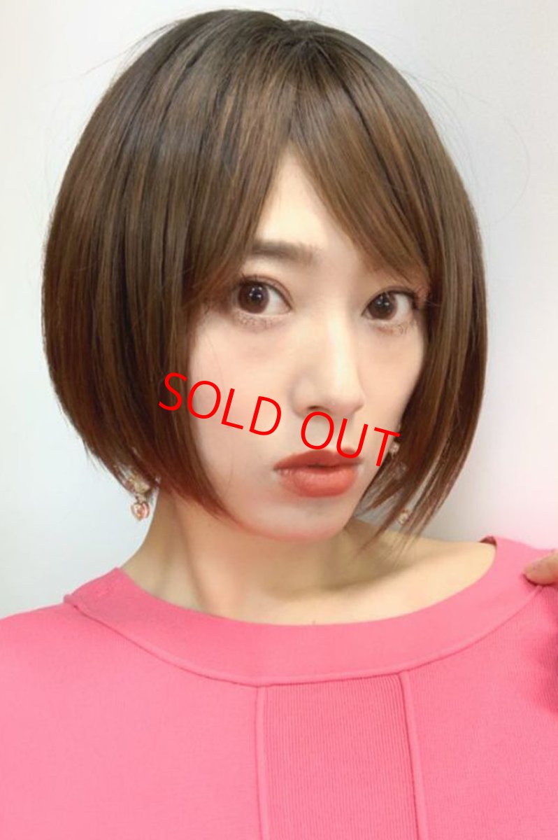 画像16: パーフェクト万能シルエットショートボブ【根元黒染め×マロンブラウン】 (16)