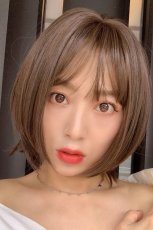 画像10: I型つむじ✰ネオウルフボブ【ヌードブラウン】 (10)