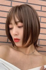 画像18: I型つむじ✰ネオウルフボブ【ヌードブラウン】 (18)