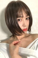 画像4: I型つむじ✰ネオウルフボブ【ヌードブラウン】 (4)