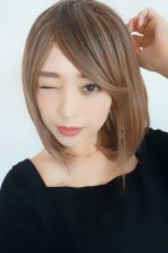 画像19: 《Sサイズ展開有》エアレイヤーミディ【根元黒mix×シフォンベージュ】 (19)