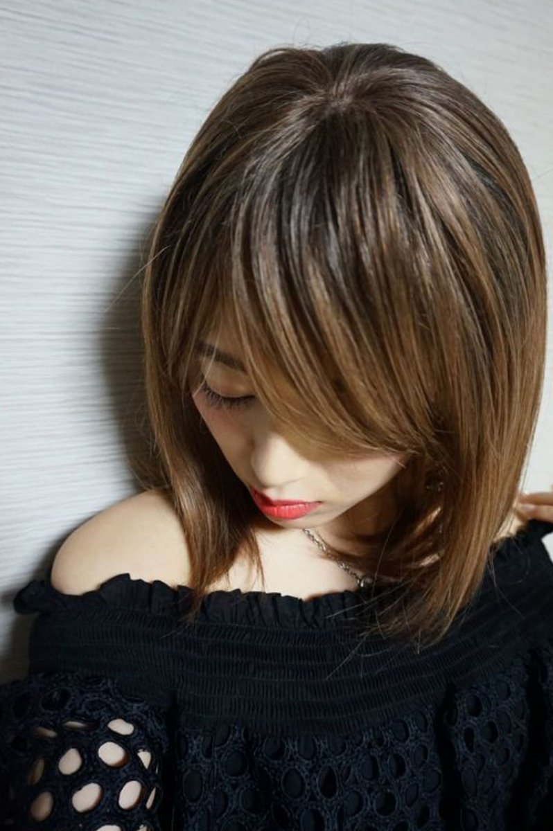 画像8: 《Sサイズ展開有》エアレイヤーミディ【根元黒mix×シフォンベージュ】 (8)