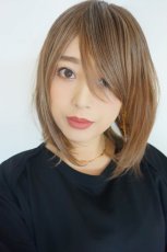 画像20: 《Sサイズ展開有》エアレイヤーミディ【根元黒mix×シフォンベージュ】 (20)