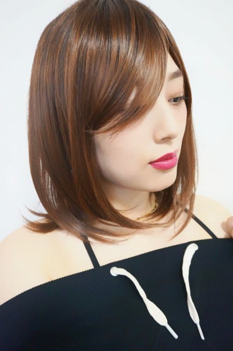 画像19: 《Sサイズ展開有》エアレイヤーミディ【根元黒mix×マロンブラウン】 (19)