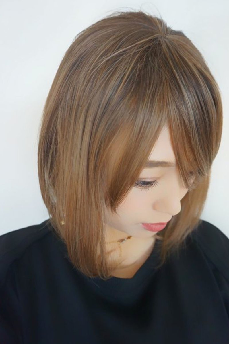 画像12: 《Sサイズ展開有》エアレイヤーミディ【根元黒mix×シフォンベージュ】 (12)