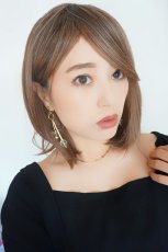 画像16: 《Sサイズ展開有》エアレイヤーミディ【根元黒mix×シフォンベージュ】 (16)