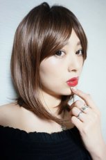 画像10: 《Sサイズ展開有》エアレイヤーミディ【根元黒mix×マロンブラウン】 (10)
