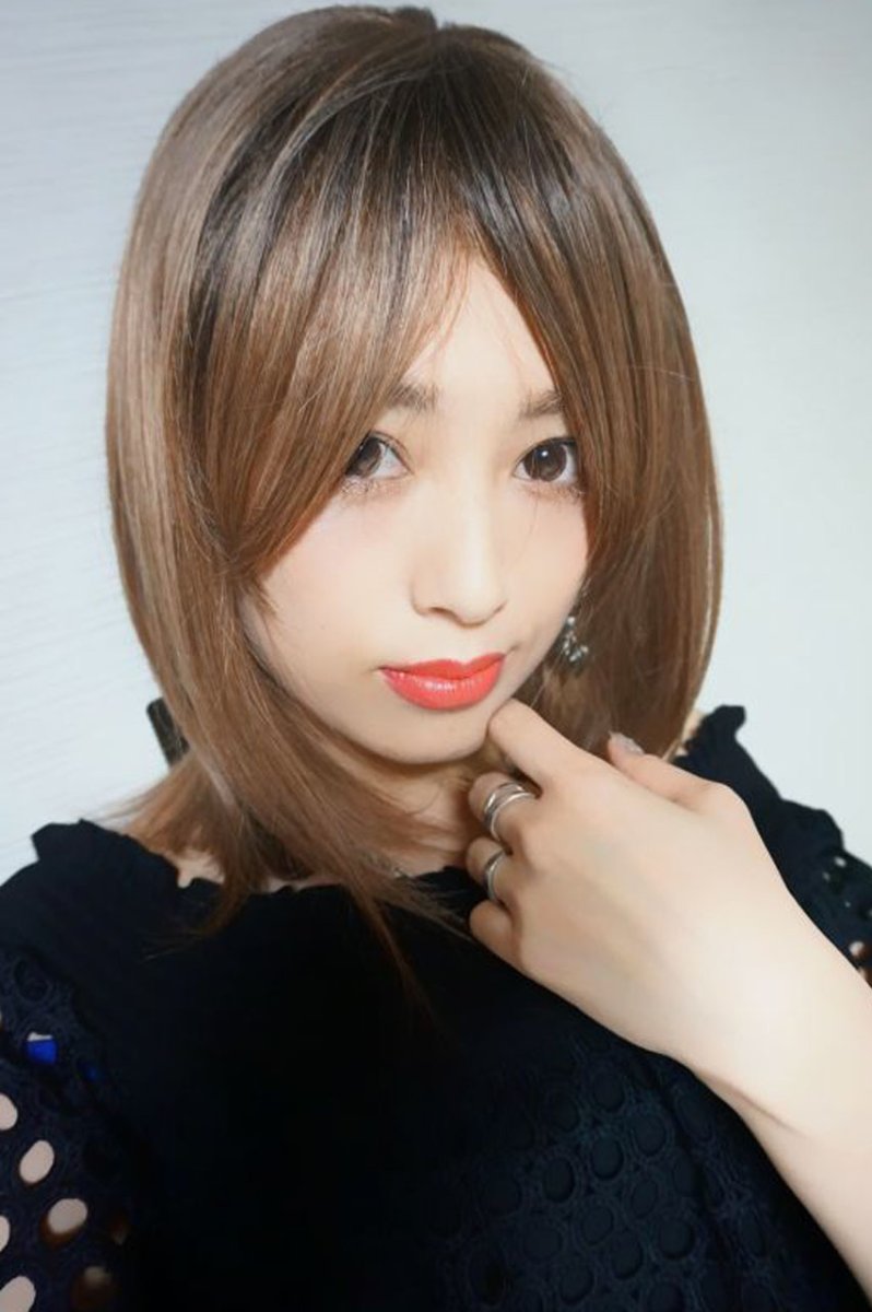 画像7: 《Sサイズ展開有》エアレイヤーミディ【根元黒mix×シフォンベージュ】 (7)