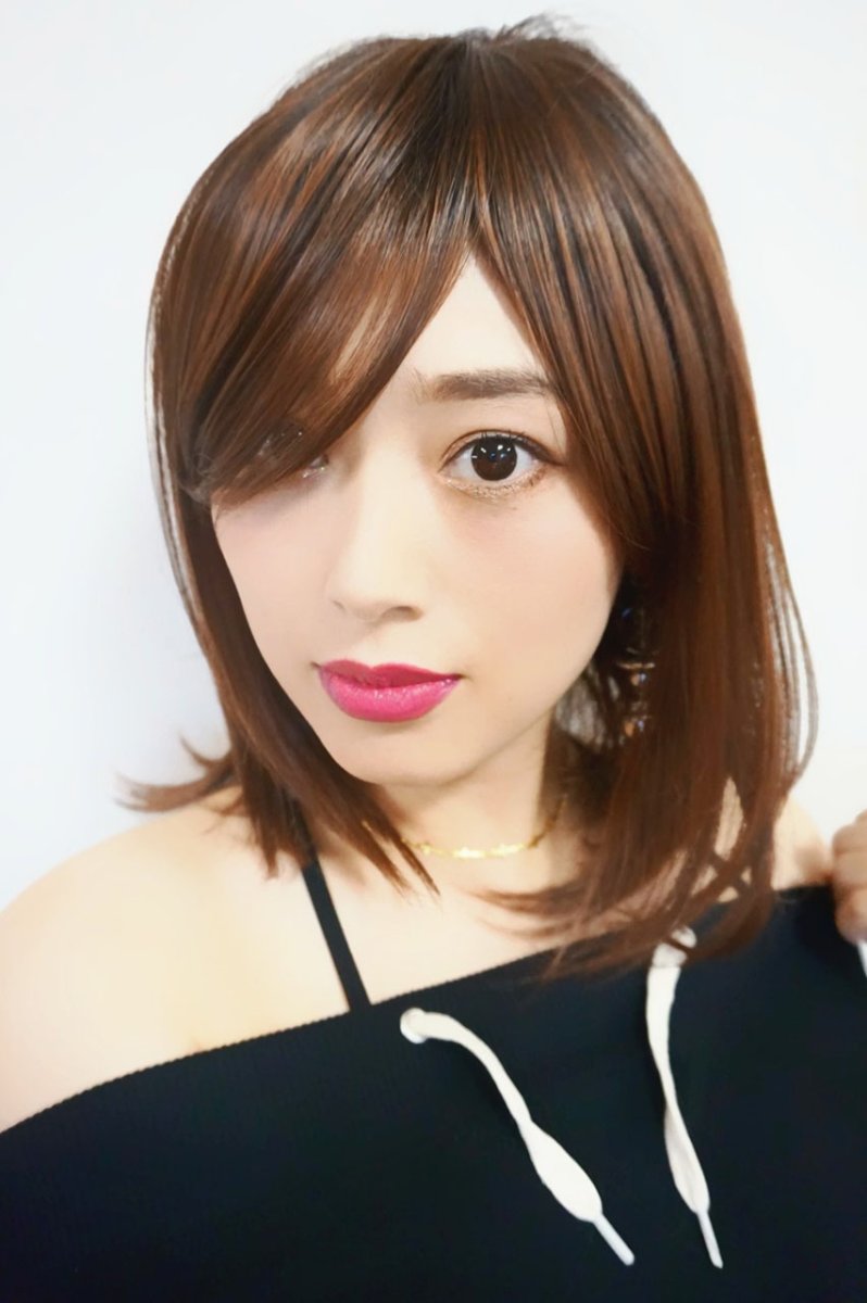 画像16: 《Sサイズ展開有》エアレイヤーミディ【根元黒mix×マロンブラウン】 (16)