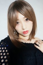 画像6: 《Sサイズ展開有》エアレイヤーミディ【根元黒mix×シフォンベージュ】 (6)