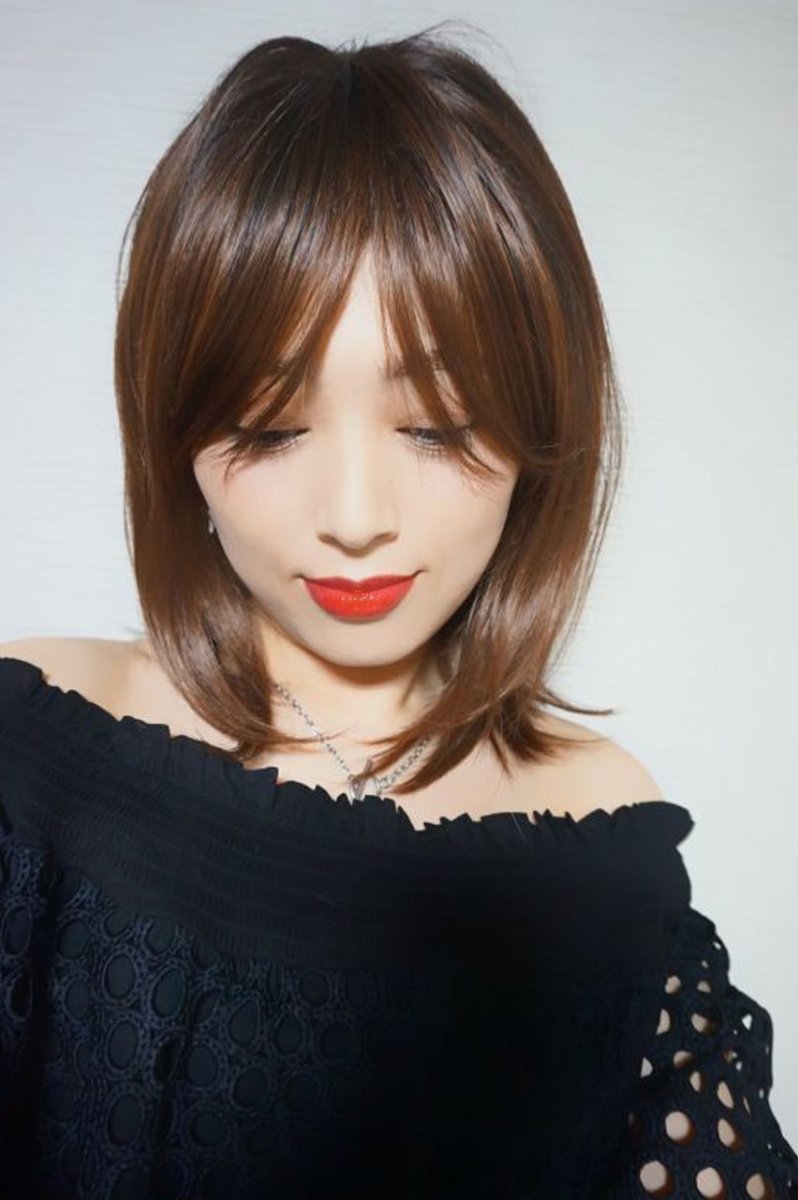 画像8: 《Sサイズ展開有》エアレイヤーミディ【根元黒mix×マロンブラウン】 (8)