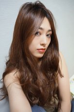 画像11: 専用ページ：ふかし加工☆ヌーディカジュアルウェーブロング【根元黒染め×マロンブラウン】 (11)