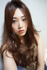 画像14: 専用ページ：ふかし加工☆ヌーディカジュアルウェーブロング【根元黒染め×マロンブラウン】 (14)