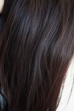 画像9: 《Sサイズ展開あり》極薄ふかし加工✩シースルーバング☆小顔レイヤーエアリーロング【ダークチェリー】 (9)