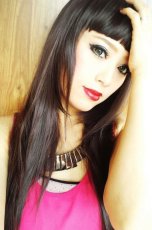 画像17: 【SALE】眉上バング☆ぱっつんモードストレートロング【NC】 (17)