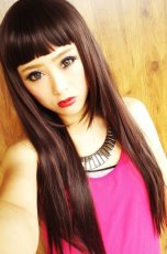 画像16: 【SALE】眉上バング☆ぱっつんモードストレートロング【NC】 (16)
