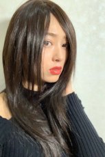 画像7: 人毛mix☆リアルスキン☆総レースストレートロング【チョコブラック】 (7)