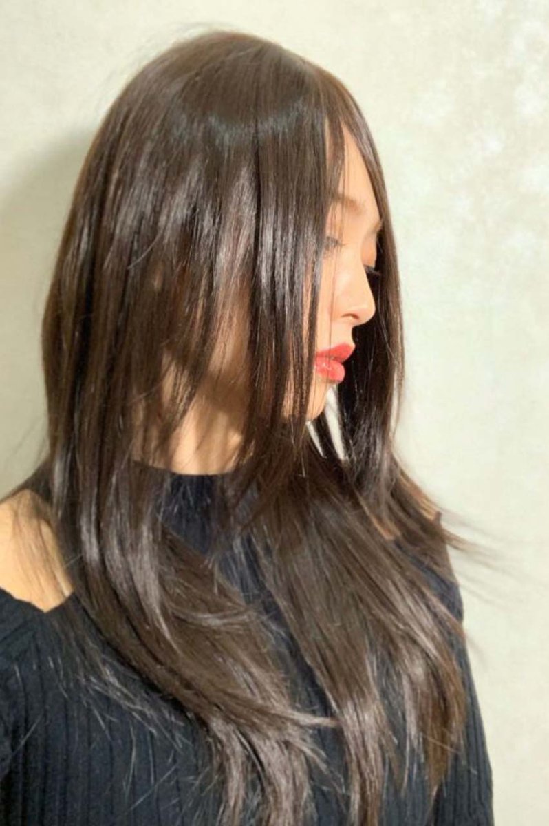 画像6: 人毛mix☆リアルスキン☆総レースストレートロング【チョコブラック】 (6)