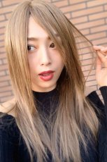 画像4: 【試着】人毛mix☆リアルスキン☆総レースストレートロング【全2色】 (4)