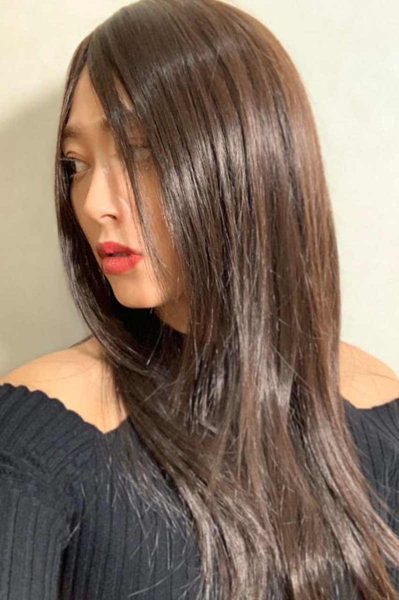 画像3: 人毛mix☆リアルスキン☆総レースストレートロング【チョコブラック】 (3)