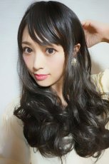 画像12: I型つむじ☆斜め分けランダムゆる巻きウェーブロング【ダークブラウン】　 (12)