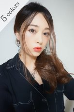 画像1: 《税抜き6900円お買い上げのお客様プレゼント》マジックポニーテール☆ゆるふわウェーブ【全5カラー】※着用カラーは【マロンブラウン】 (1)