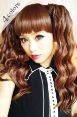 画像1: 《税抜き6900円お買い上げのお客様プレゼント》マジックポニーテール☆ふわふわウェーブ【TBK（SALAシリーズ）&マロンブラウン＆ナチュラルオレンジブラウン＆016R】※着用カラーは【マロンブラウン】 (1)
