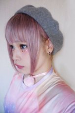 画像17: 【SALE】シースルーバング☆小顔レイヤーミディ【根元黒mix×シュガーピンク】　 (17)