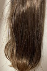 画像18: front lace wig☆センターパート☆ワンレンストレートロング【根元黒染め×ショコラブラウングラデ】 (18)