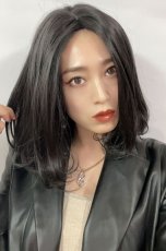画像8: 【SALE】《Sサイズ展開有》とろみワンカールロブ【ブラック】 (8)