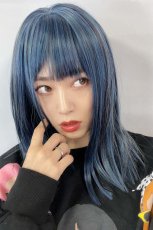画像16: 【SALE】切りっぱなしストレートセミロング【ブードゥーブル―アッシュグレーmix】 (16)