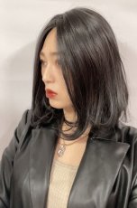 画像6: 【SALE】《Sサイズ展開有》とろみワンカールロブ【ブラック】 (6)