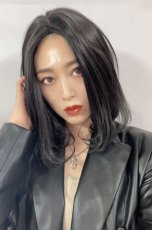 画像2: 【SALE】《Sサイズ展開有》とろみワンカールロブ【ブラック】 (2)