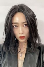 画像3: 【SALE】《Sサイズ展開有》とろみワンカールロブ【ブラック】 (3)
