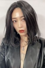 画像4: 【SALE】《Sサイズ展開有》とろみワンカールロブ【ブラック】 (4)