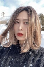 画像2: 【SALE】《Sサイズ展開有》とろみワンカールロブ【根元黒染め×シフォンベージュ】 (2)