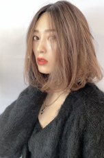 画像12: 【SALE】《Sサイズ展開有》とろみワンカールロブ【根元黒染め×マロンブラウン】 (12)