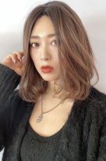 画像10: 【SALE】《Sサイズ展開有》とろみワンカールロブ【根元黒染め×マロンブラウン】 (10)