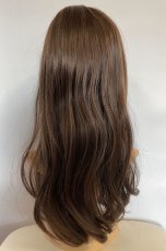 画像20: ふかし加工☆フリンジバング＆サイドインナーカラーゆるカールロング【002R×インナーカラーアッシュグレープパープル】 (20)