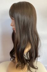画像12: 【SALE】Ssize☆I型つむじ☆フリンジバング＆サイドインナーカラーゆるカールロング【002R×インナーカラープラチナゴールド】 (12)