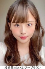 画像3: 幅広I型つむじ☆フェアリーカールセミロング【シアーブラウン】 (3)