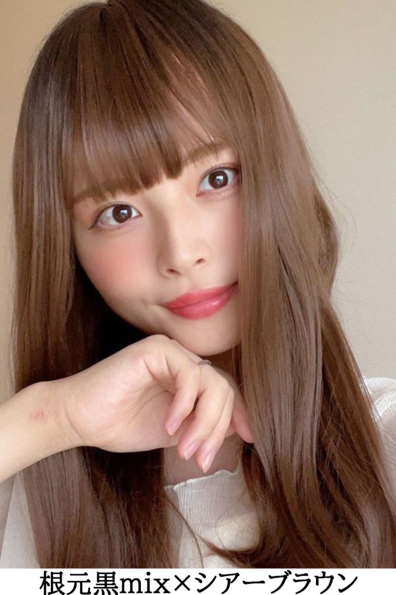 画像6: 幅広I型つむじ☆フェアリーカールセミロング【シアーブラウン】 (6)